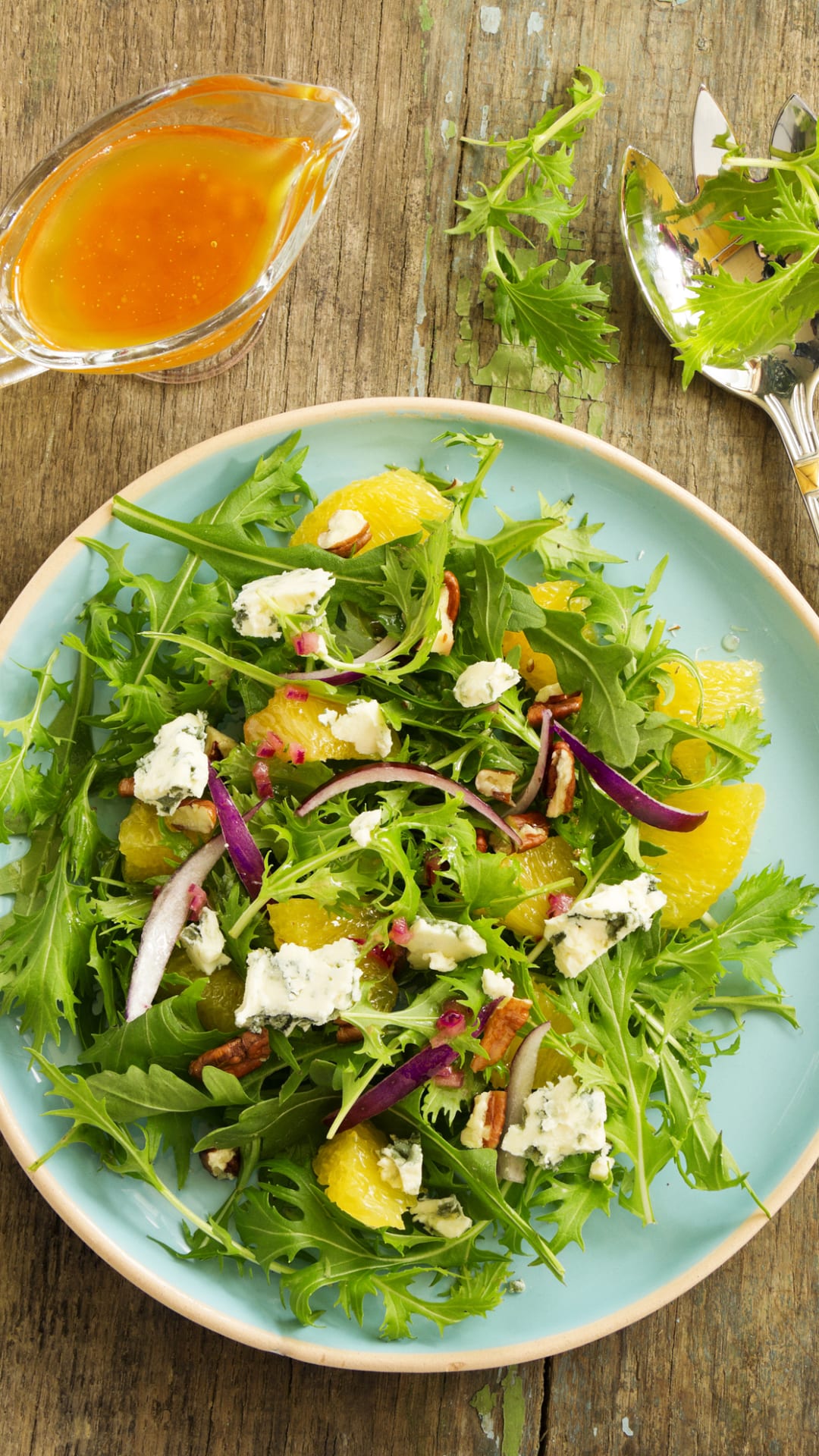 Ensalada de rúcula y mandarina: fresca y deliciosa