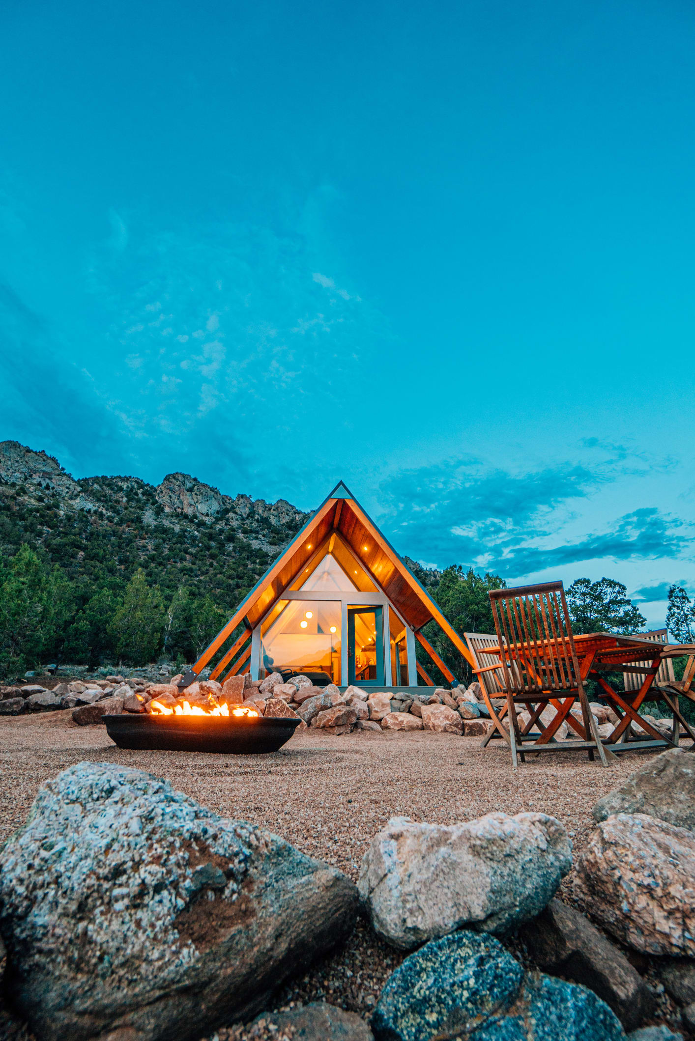 บ้านไม้หลังเล็ก ในฟาร์มเกษตร