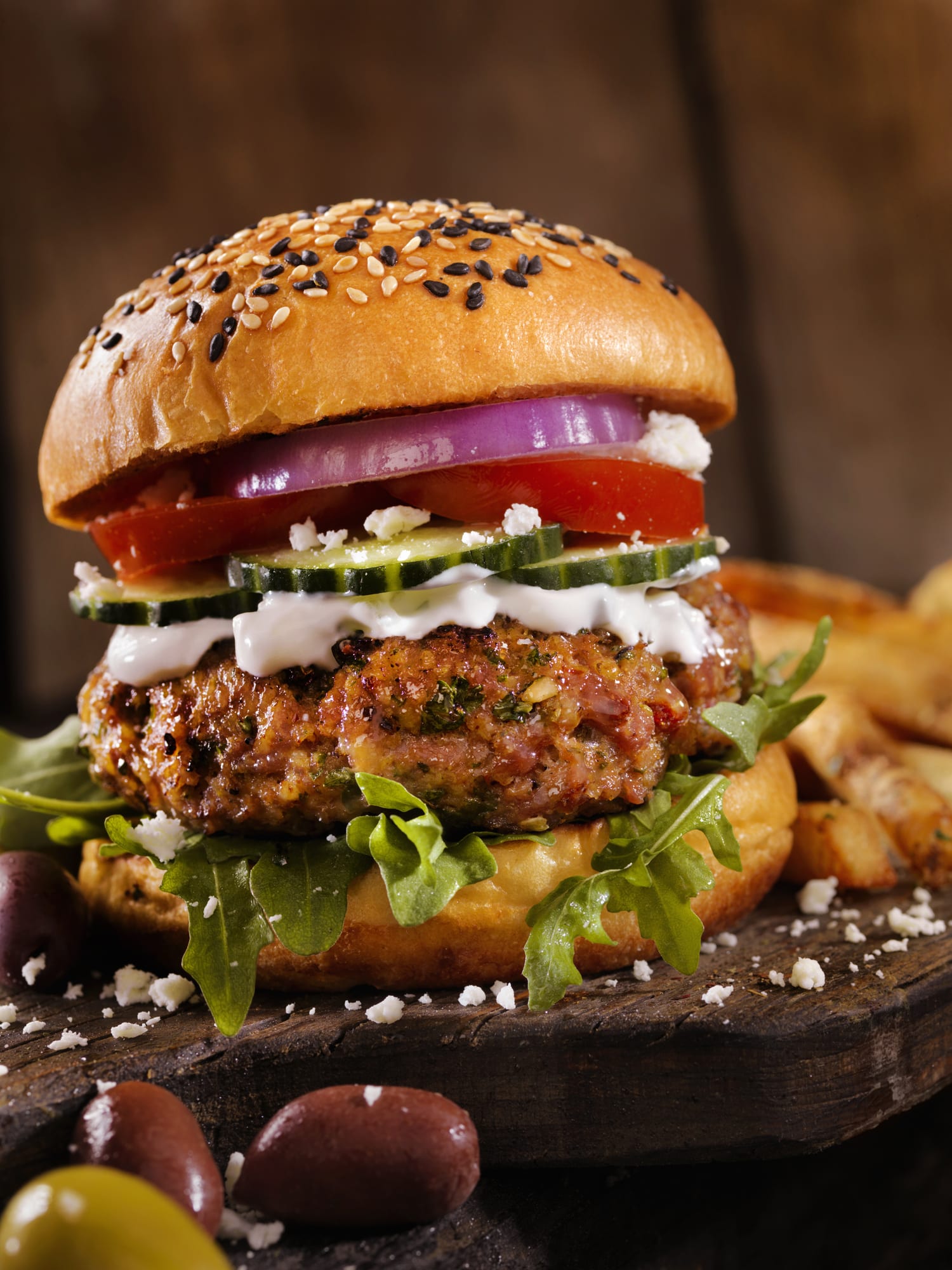 Lamb Burgers: a mouthwatering Greek alternative to beef burgers