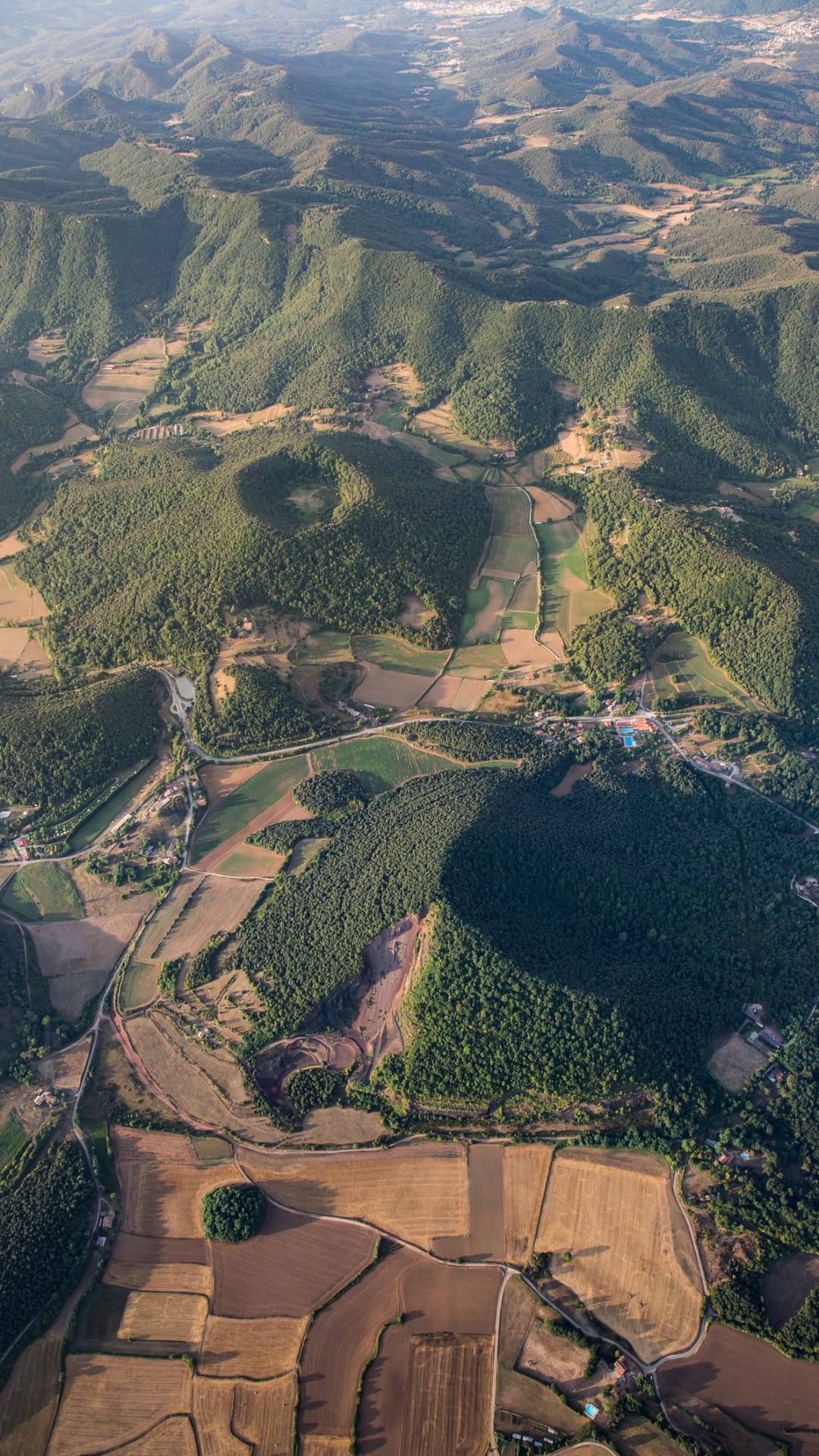 The volcano in Spain that has a lone church in its crater