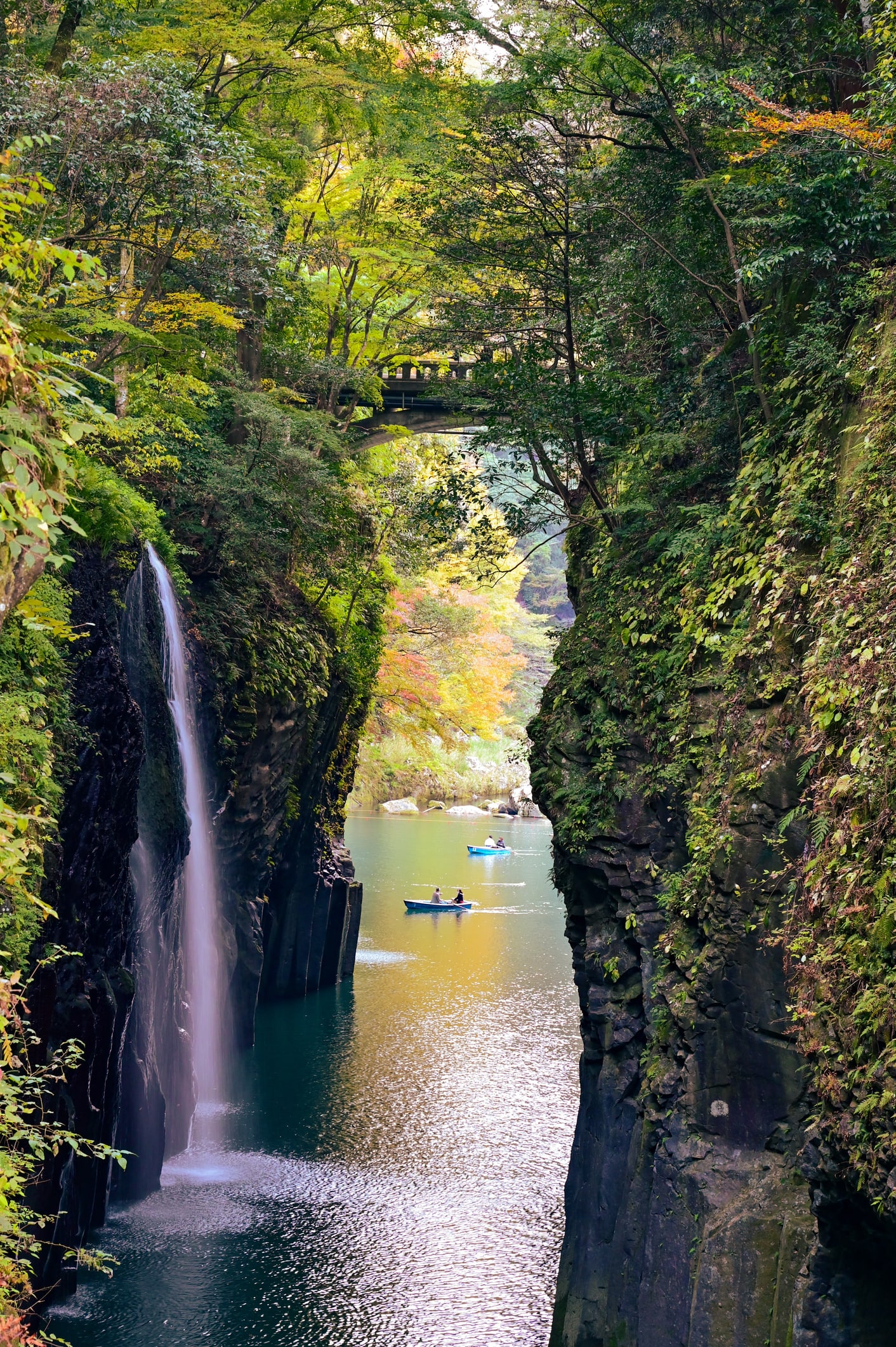 El desfiladero de la gran cascada
