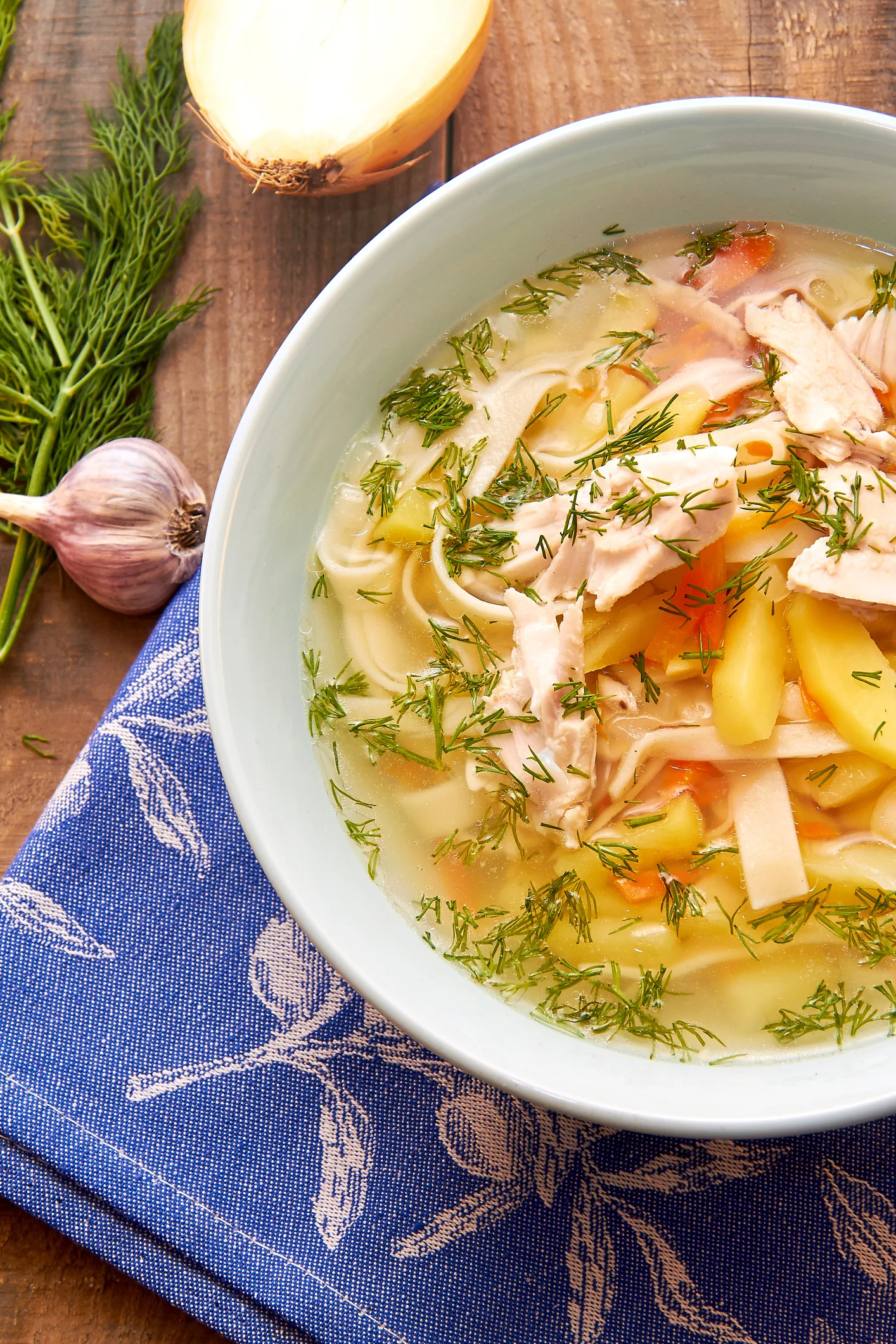 Warm their bellies with these delicious takes on chicken soup