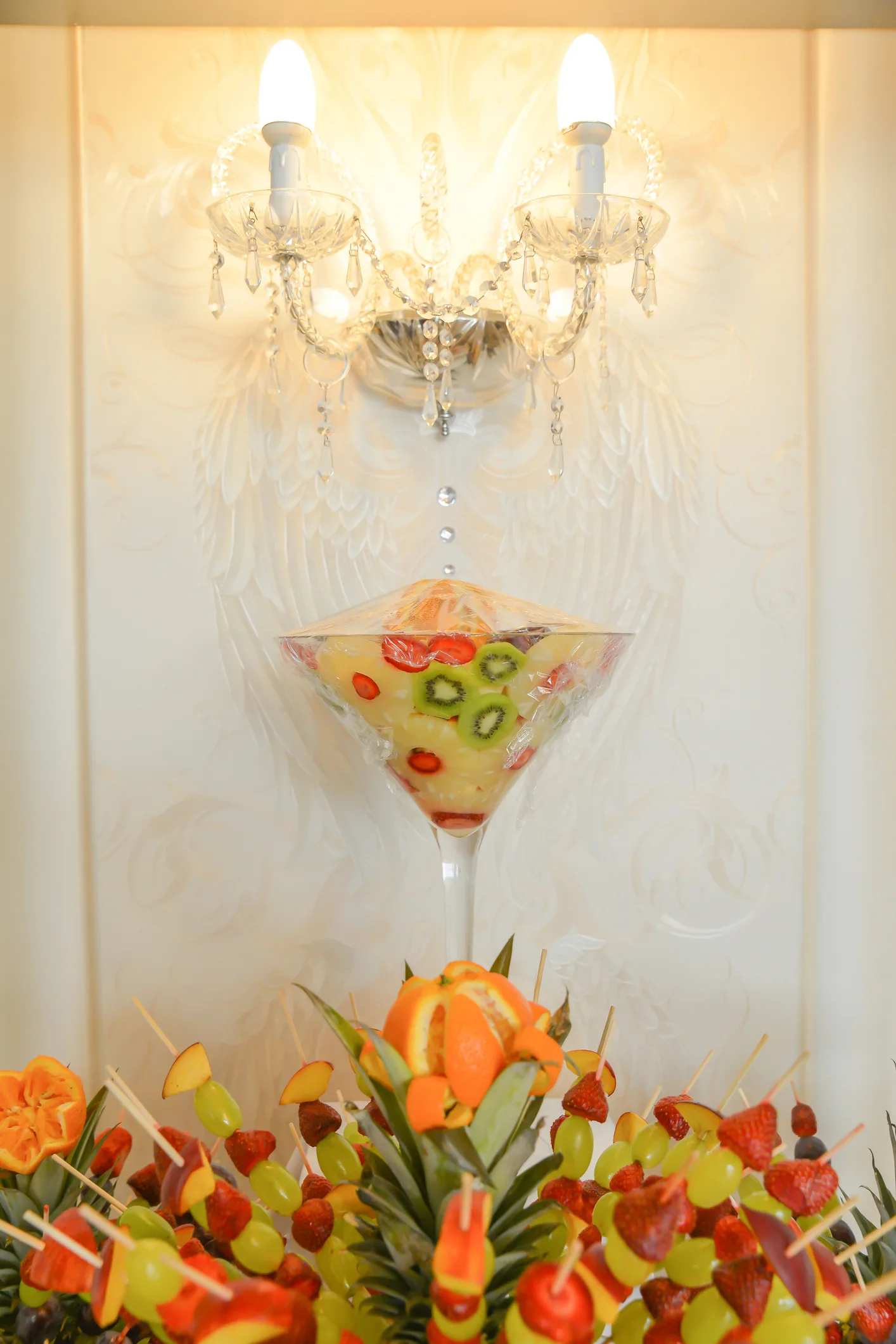 Tropical fruit salad with coconut muesli  Home