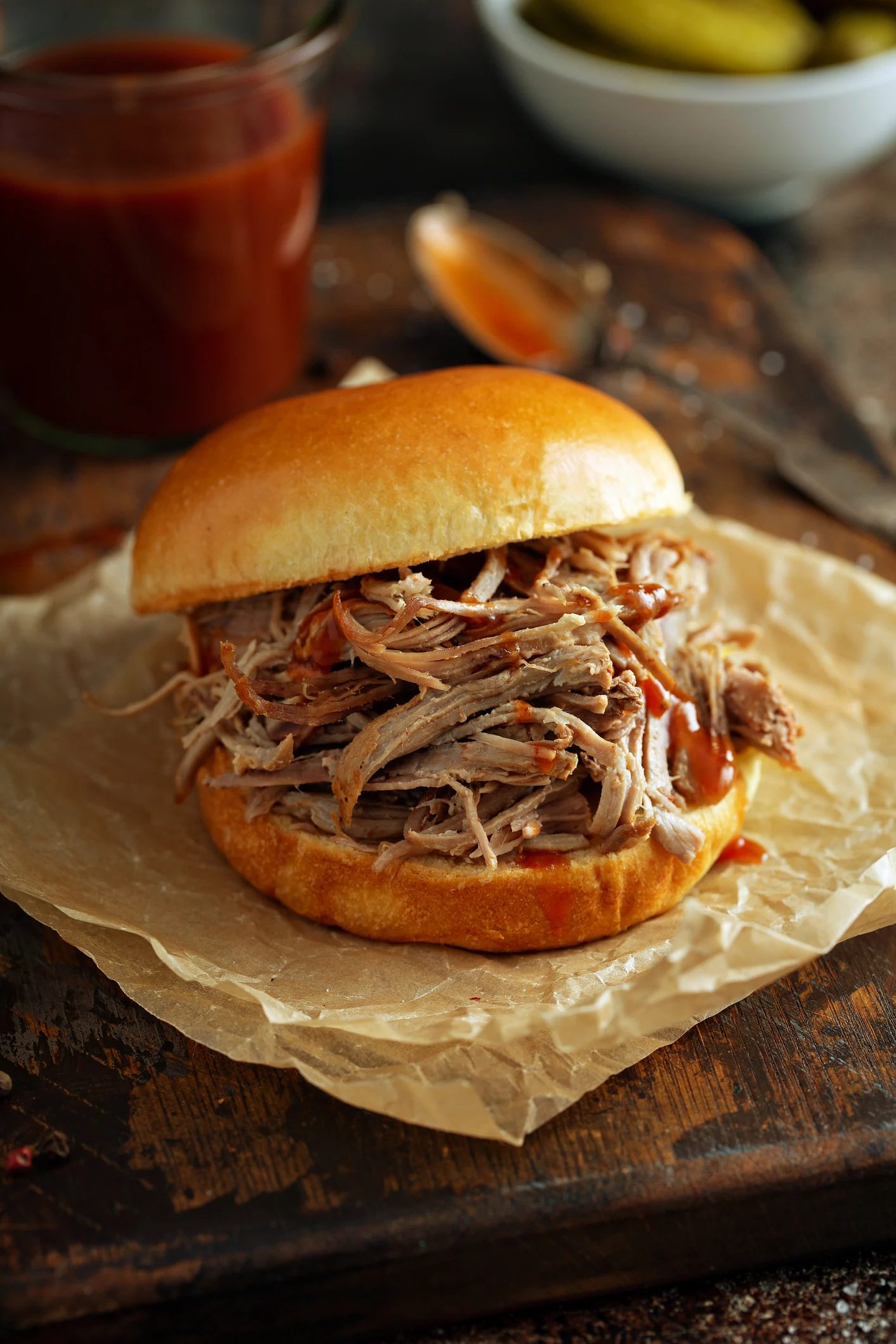 Slow cooker shredded chicken