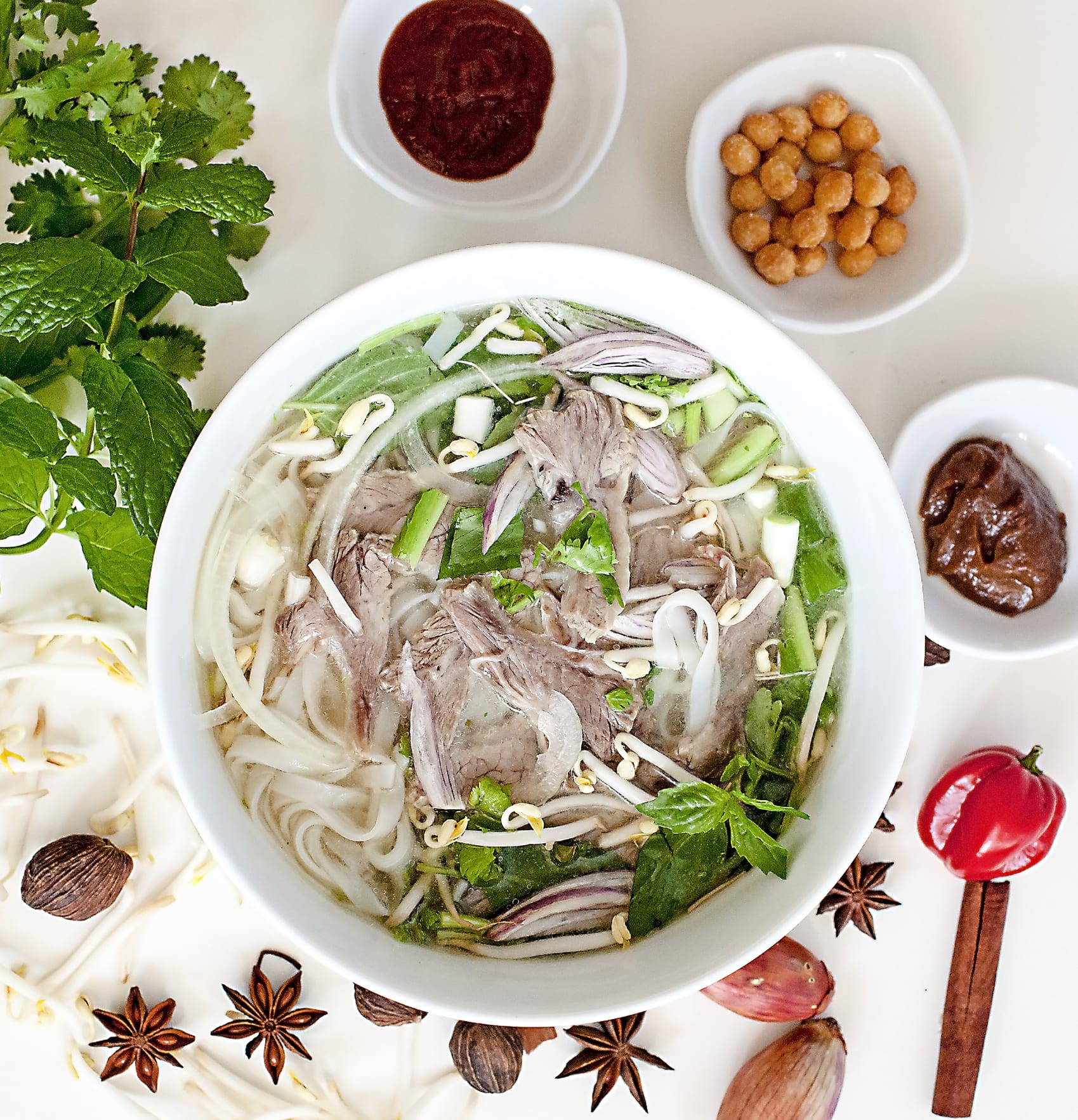 Phở hồng Bắc Hà - Tinh hoa của 'Cao nguyên trắng'