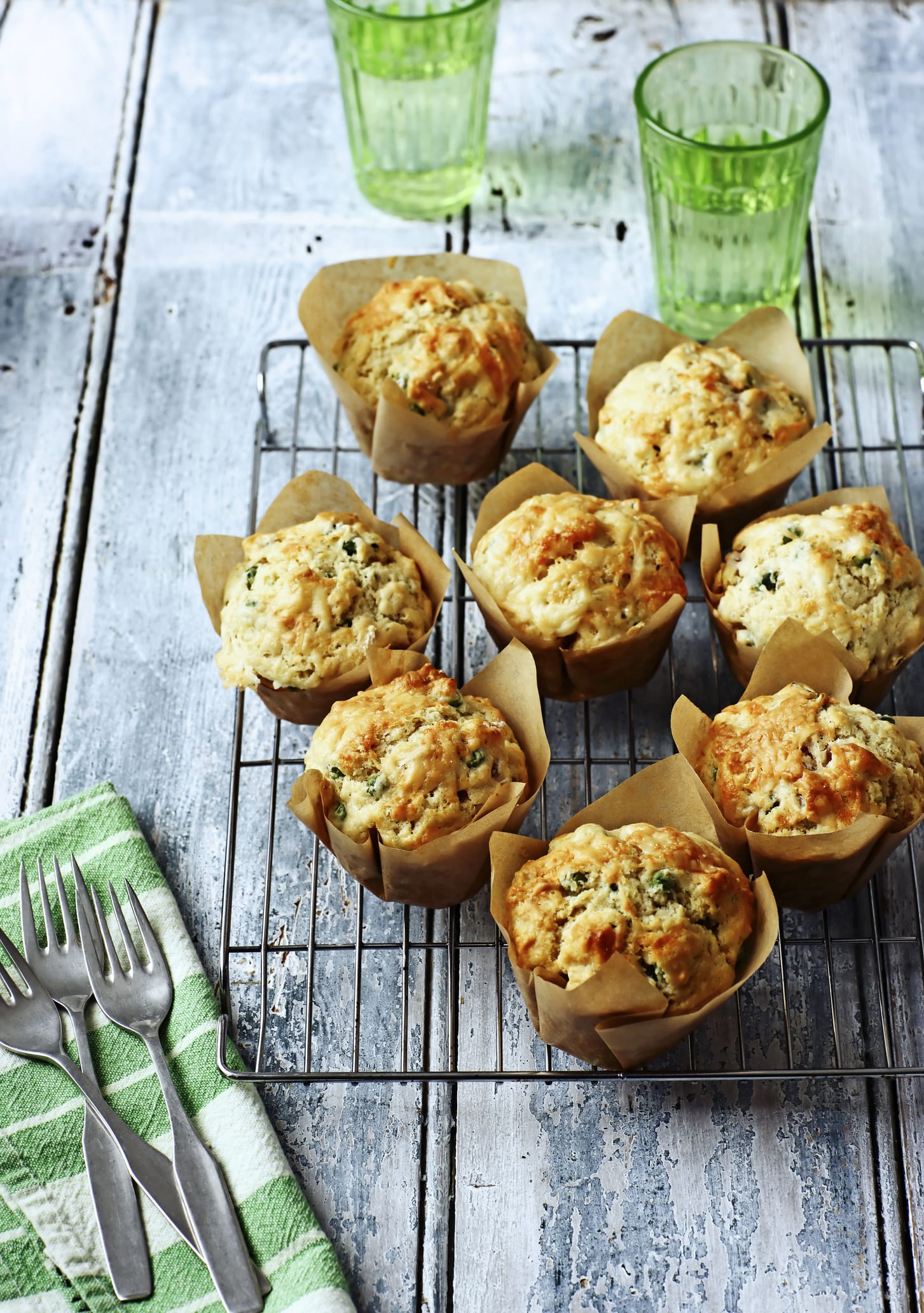 Pea and Ham Muffins: the soft, healthy recipe for making savory muffins