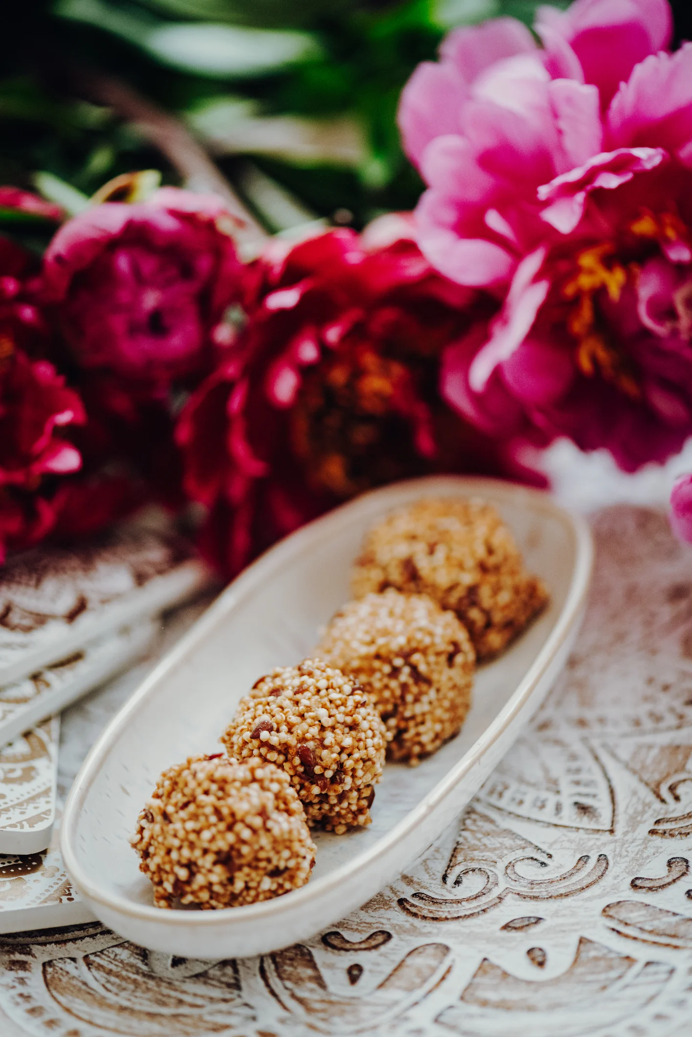 You've got to try this Pilates queens' peanut butter bliss balls