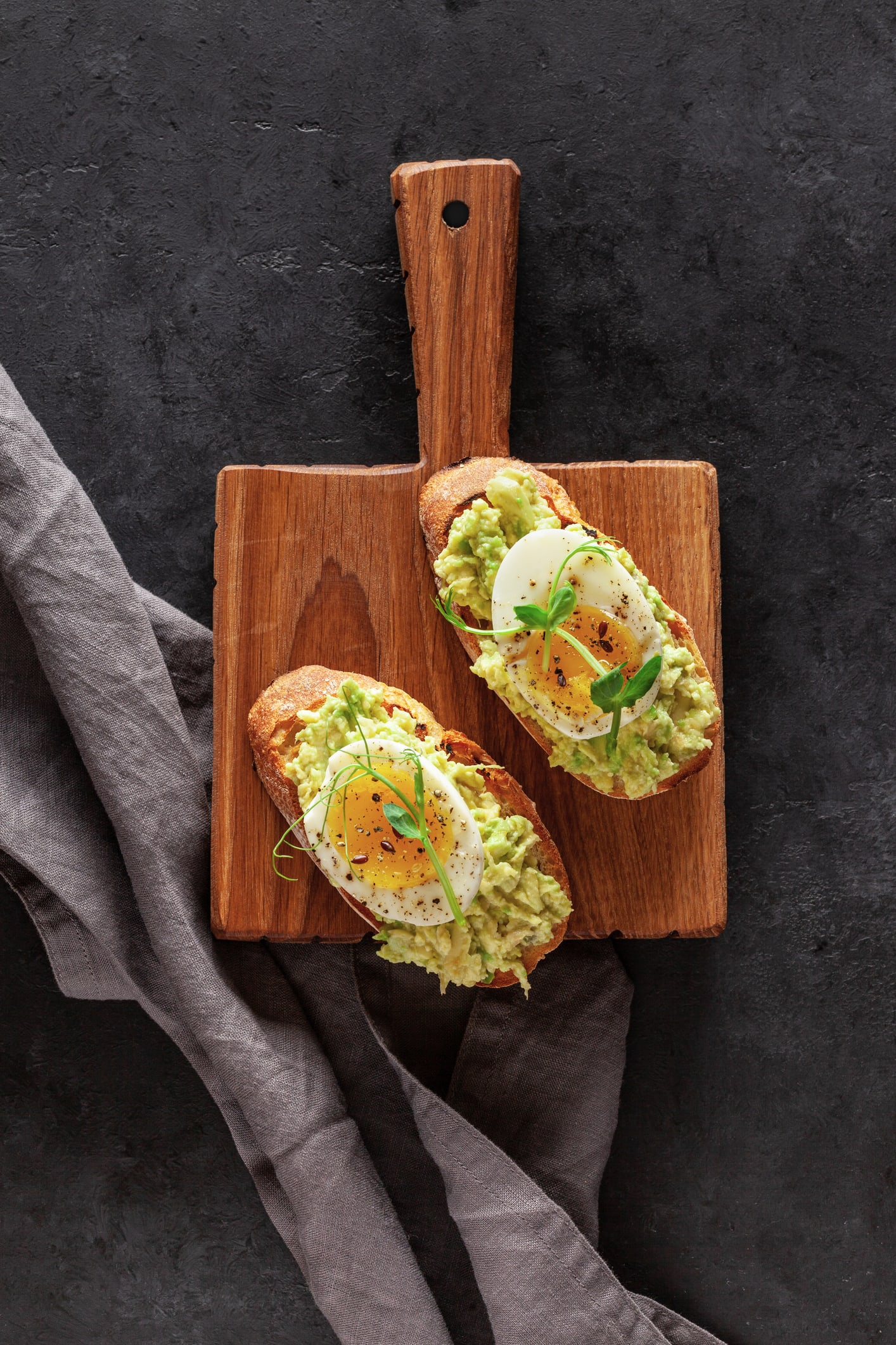 We tried the viral method of grating hard-boiled eggs onto avocado toast
