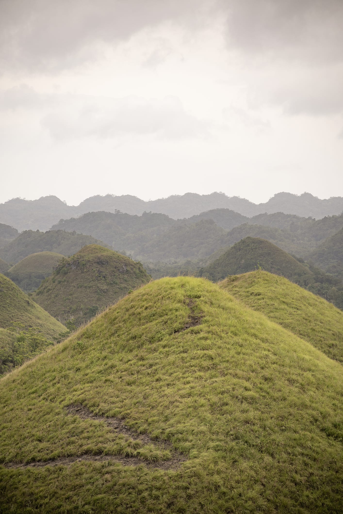 Bohol’s Chocolate Hills scarred by Typhoon Odette