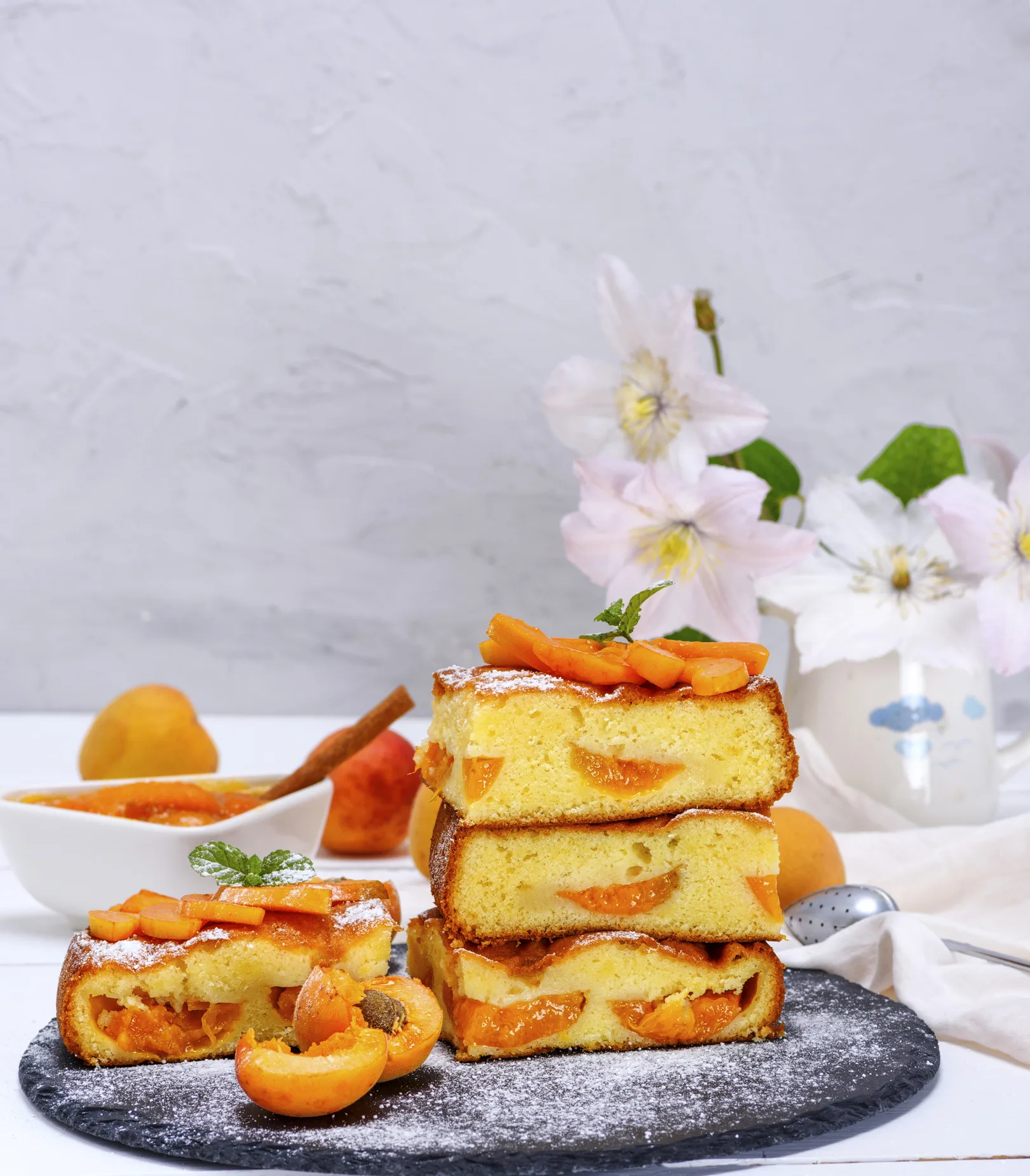 These 3-ingredient apricot squares are a cinch to make