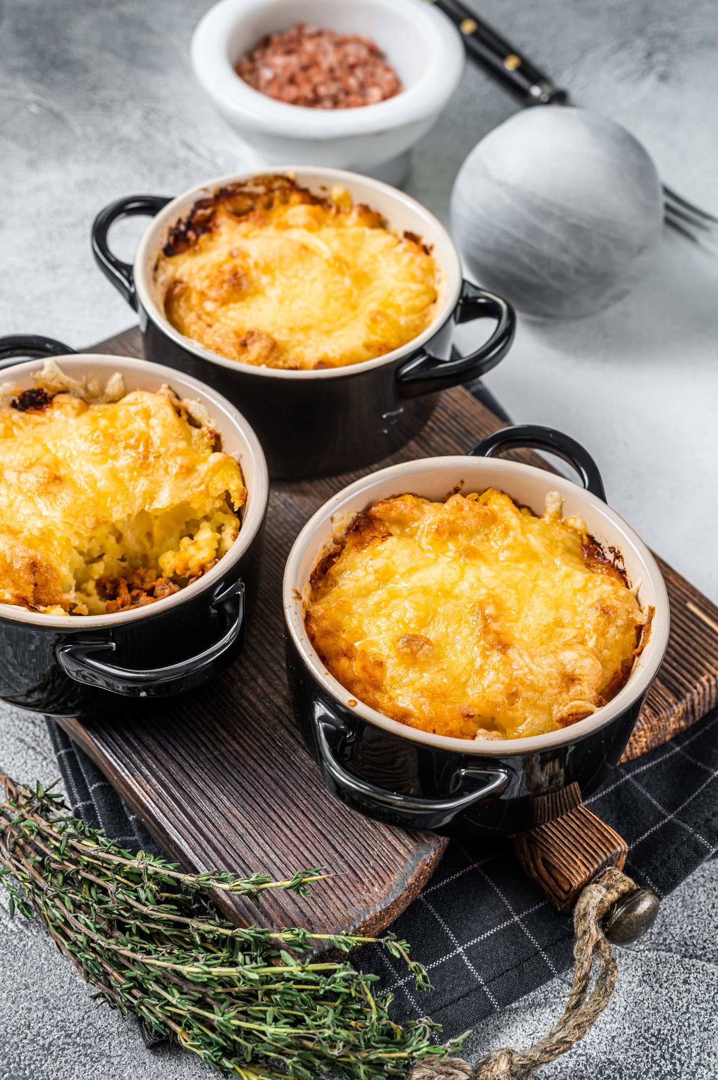 French onion cottage pie