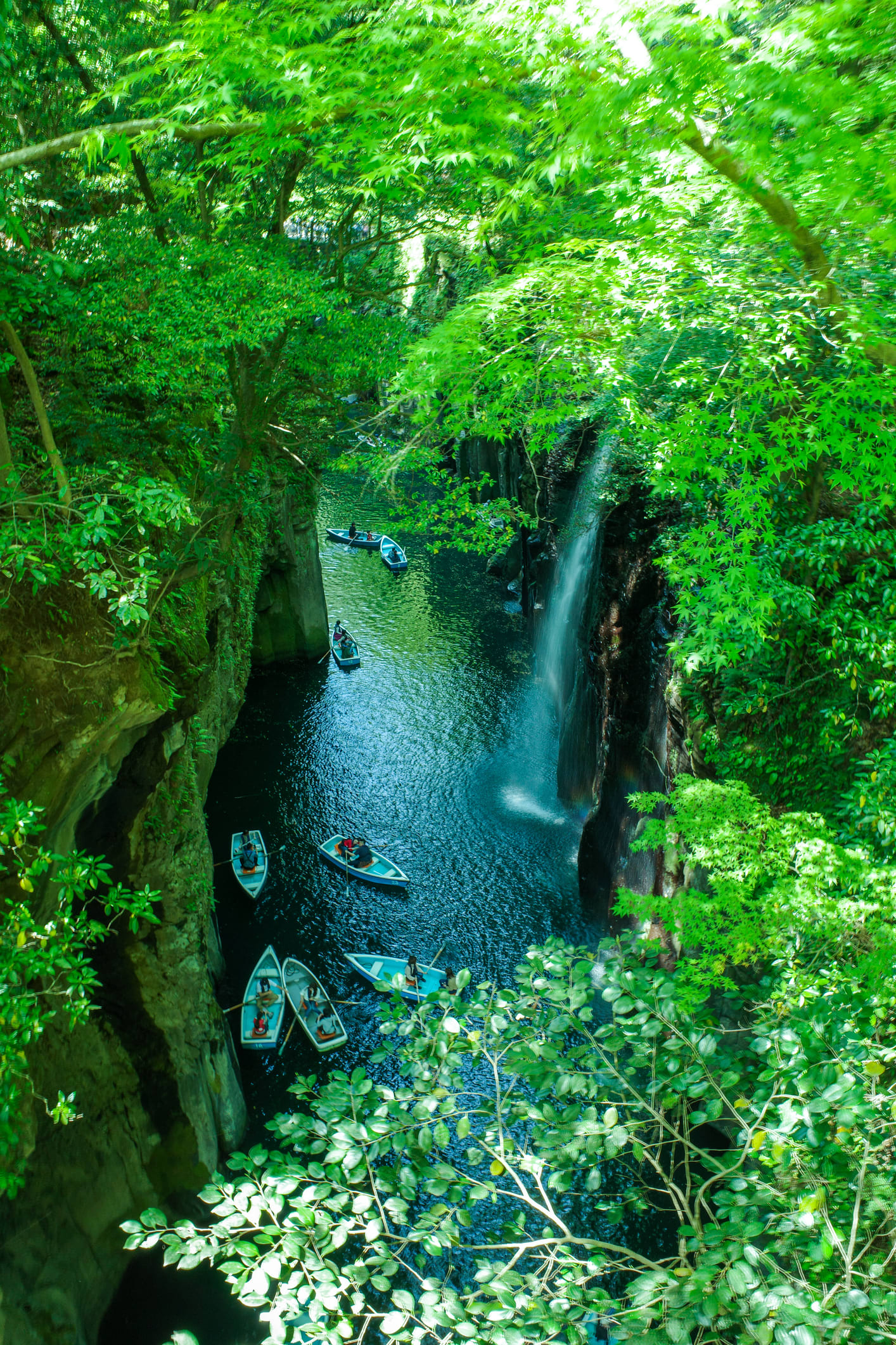El desfiladero de la gran cascada
