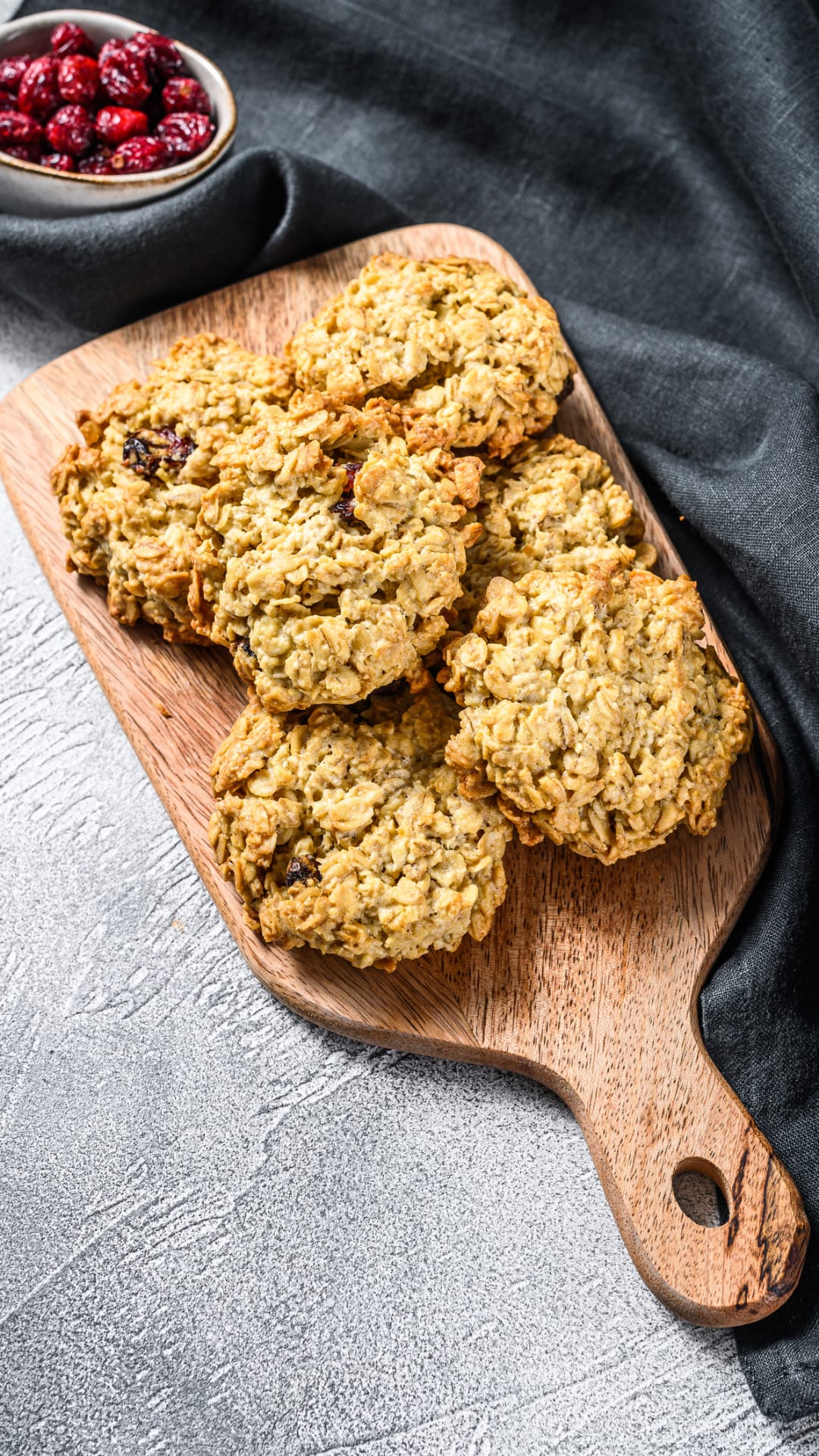 Para la merienda, unas deliciosas galletas de avena y pasas de uva