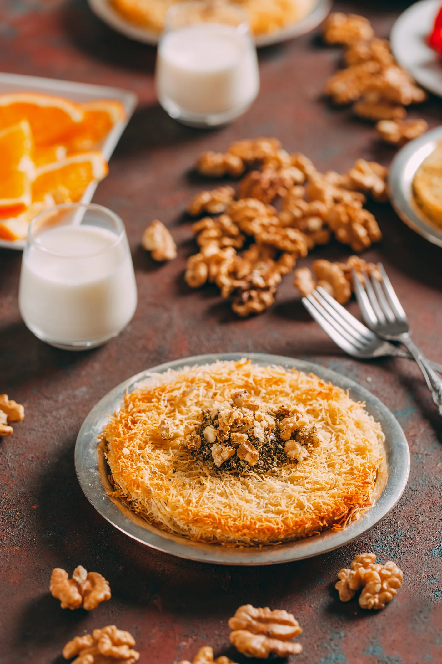 Orange Blossom Baklava Cheesecake - cheesecake recipe