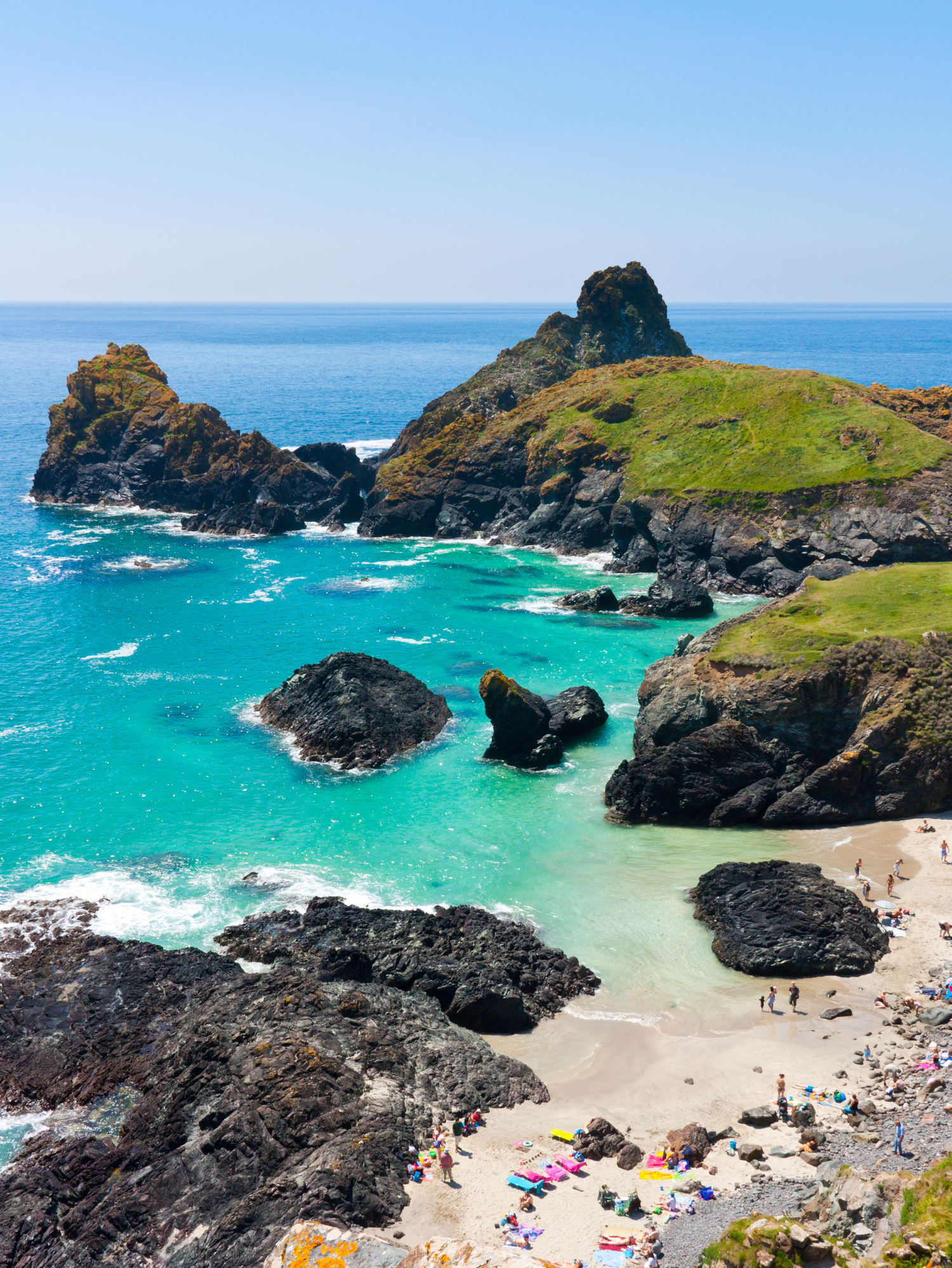 Britain's best beach Kynance Cove is an epic 5 hour drive from London