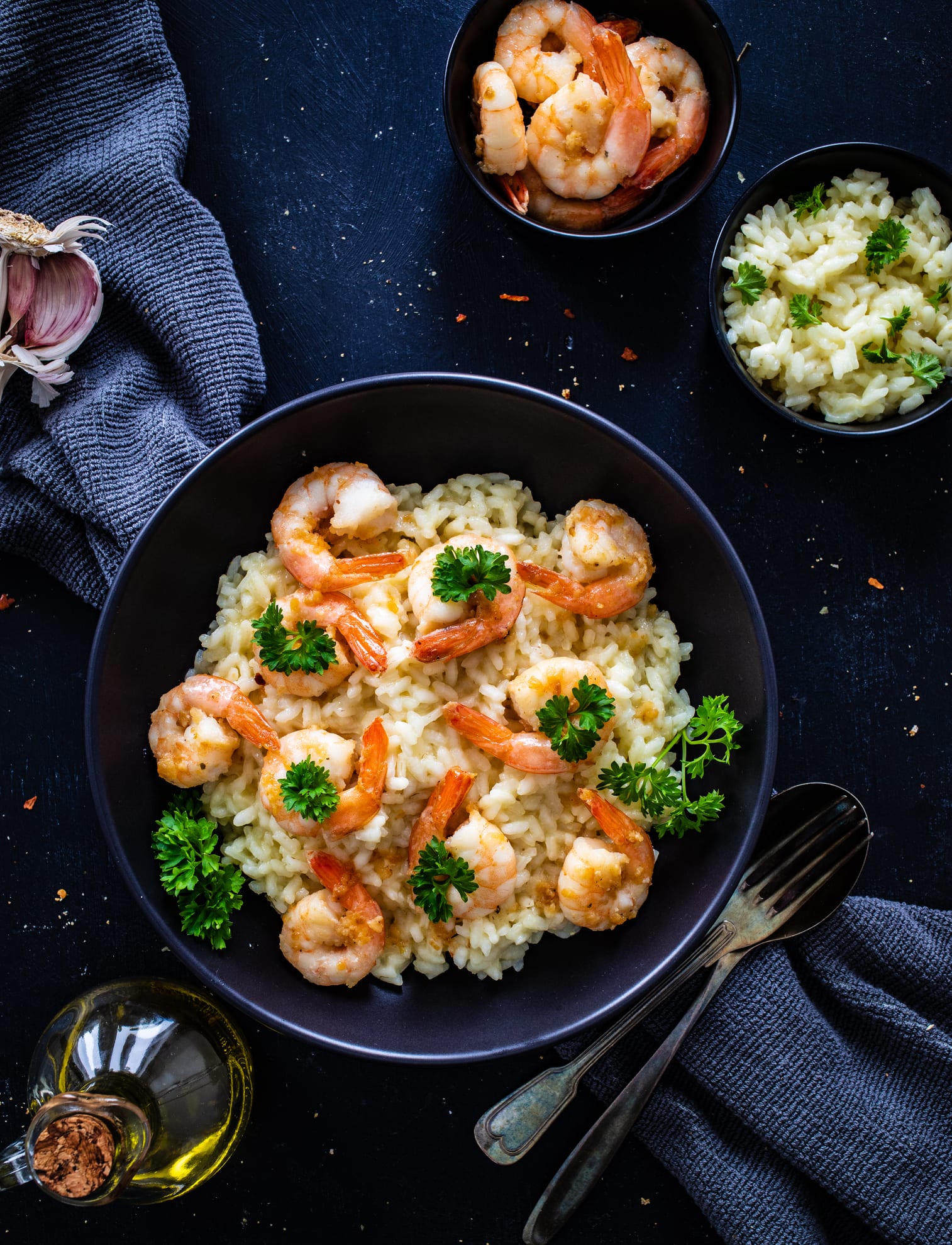 Risotto con gamberi e un ingrediente segreto che non avete mai pensato di aggiungere