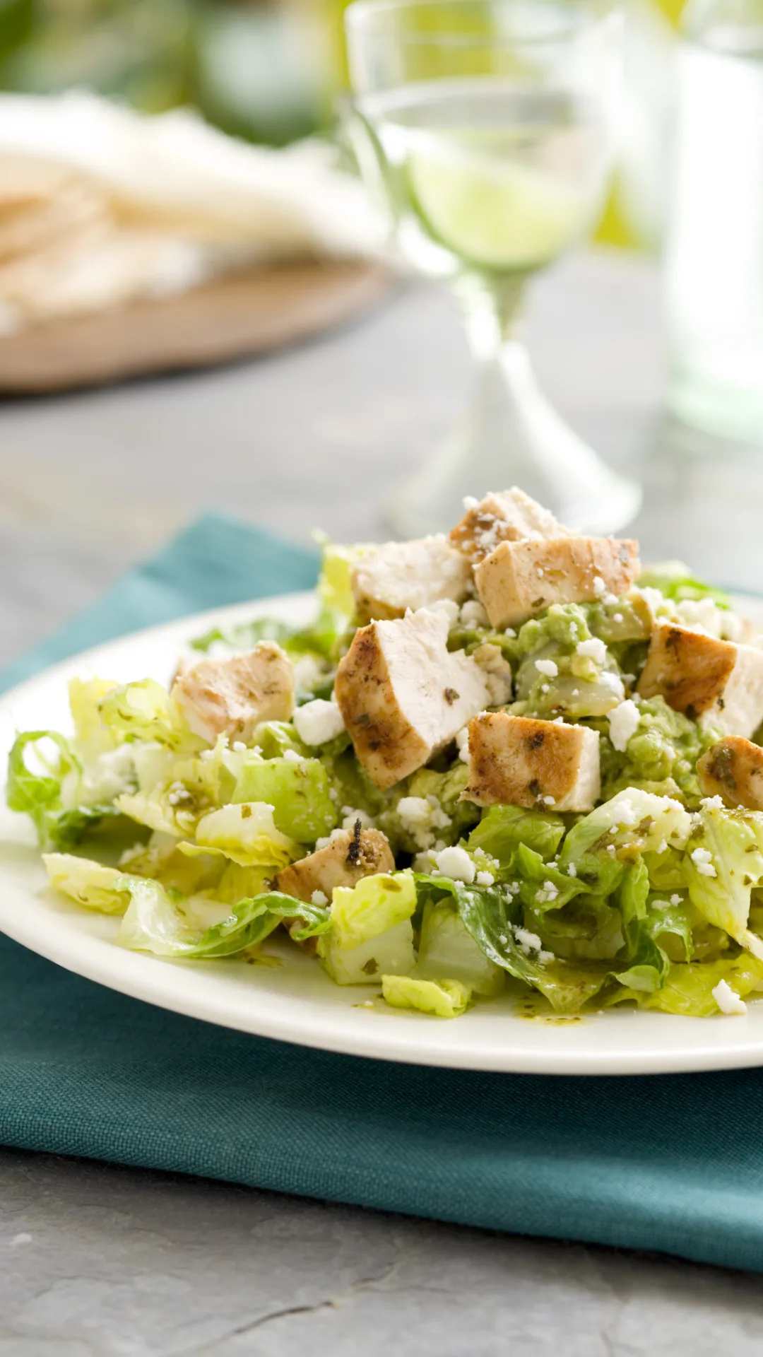 Creamy French onion chicken salad