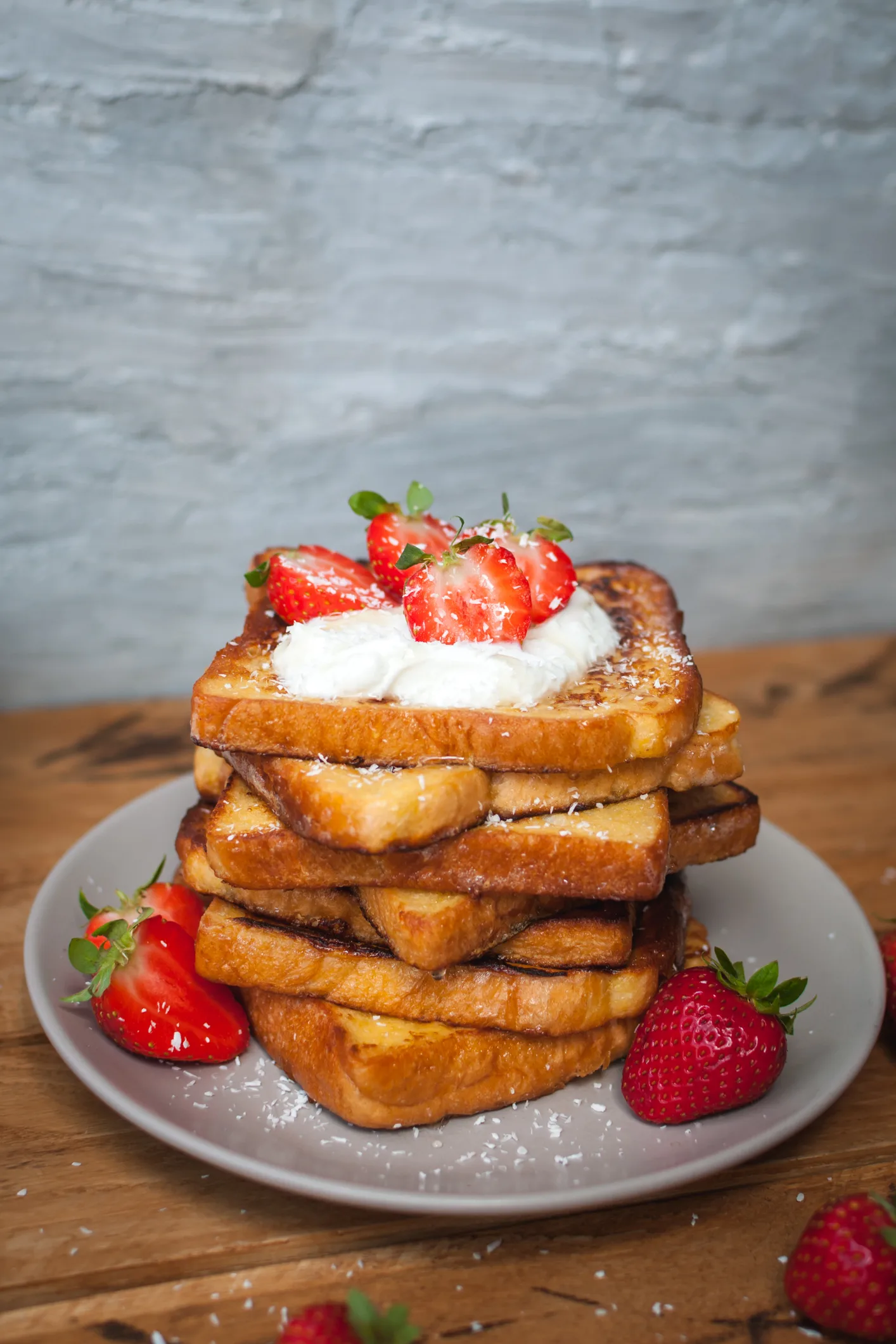 Strawberry Yoghurt Toast | Air Fryer Recipe