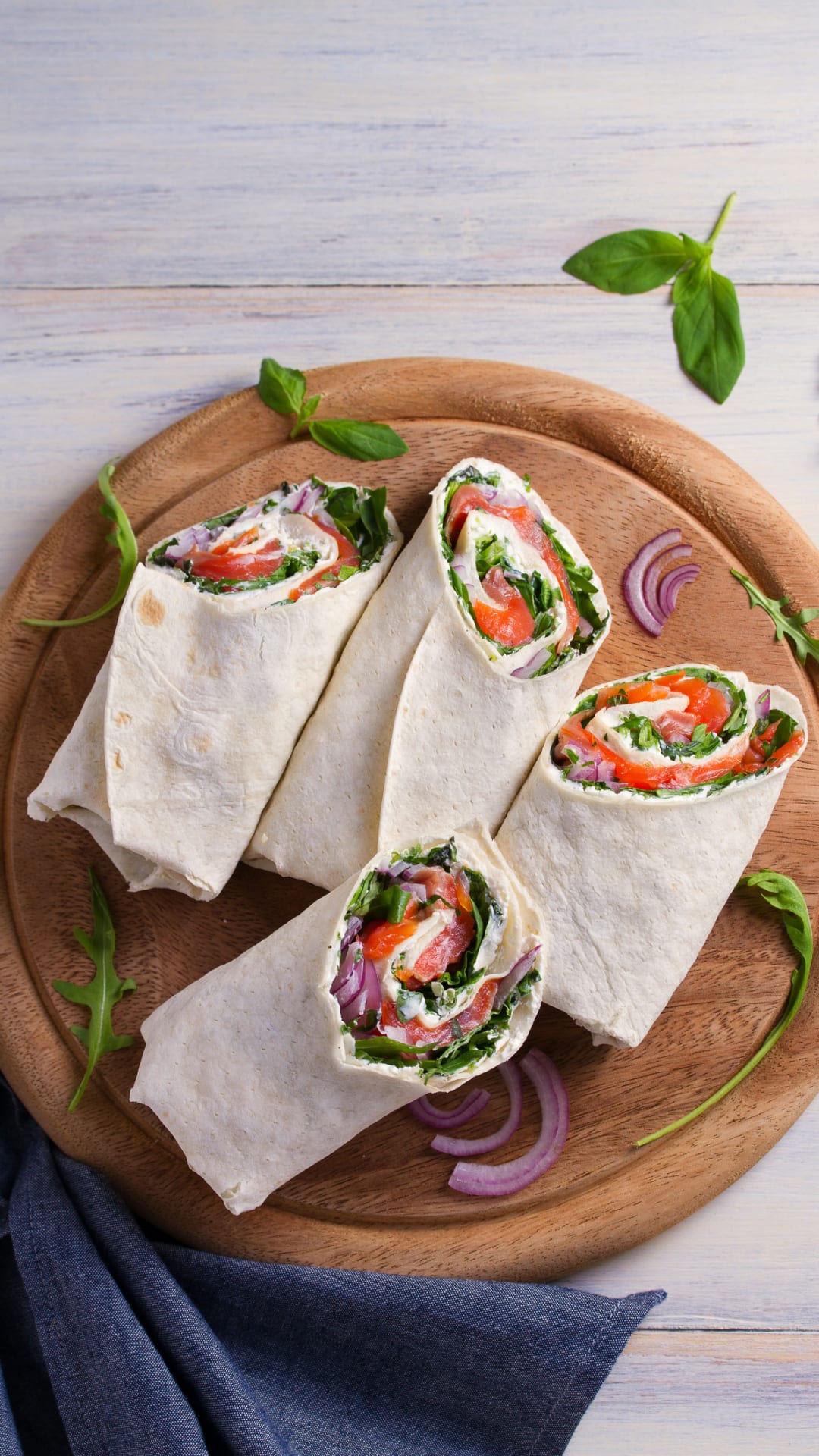 Un almuerzo rápido y muy rico, wraps de atún en simples pasos