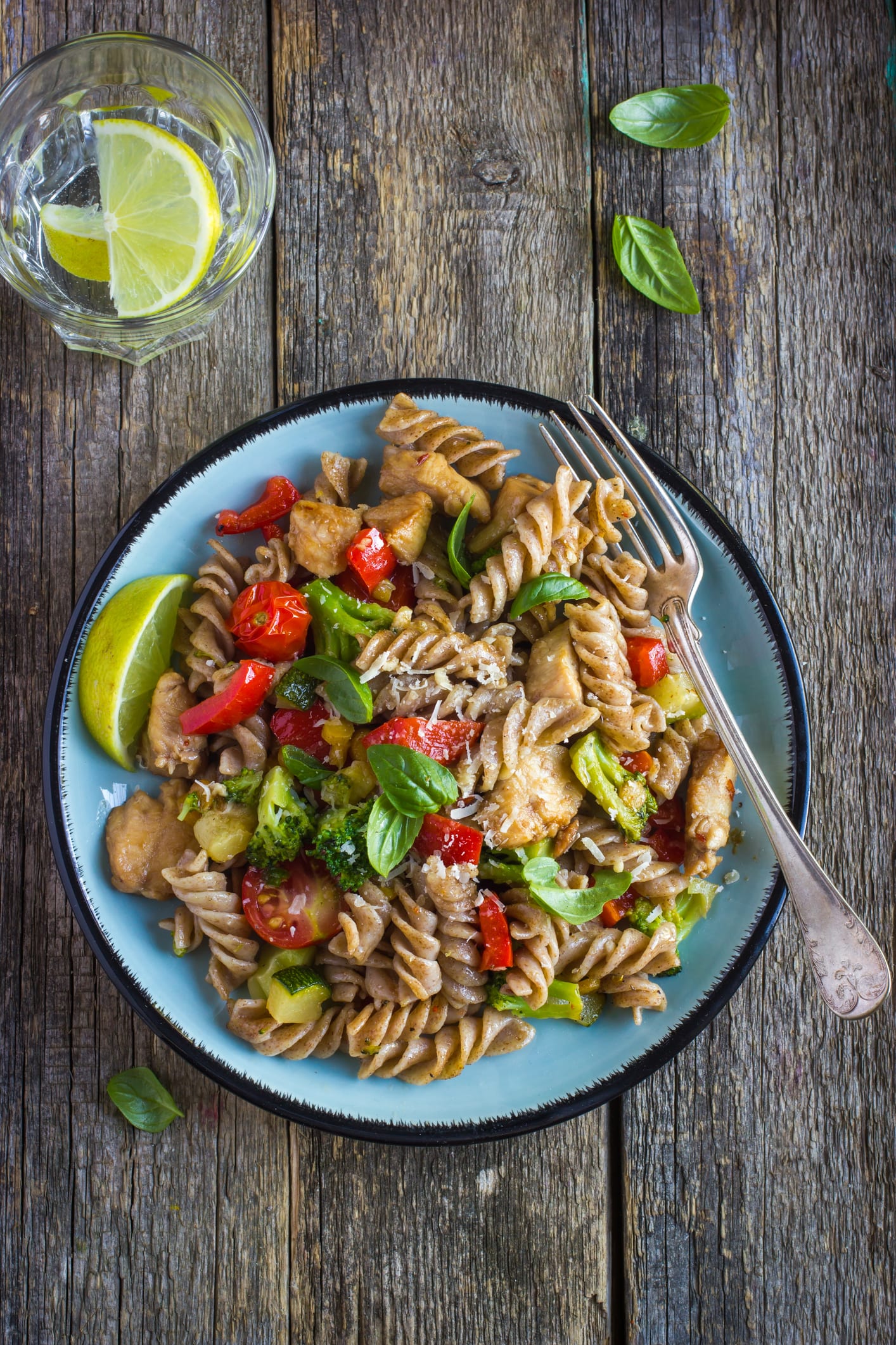 Italian chicken pasta tray bake