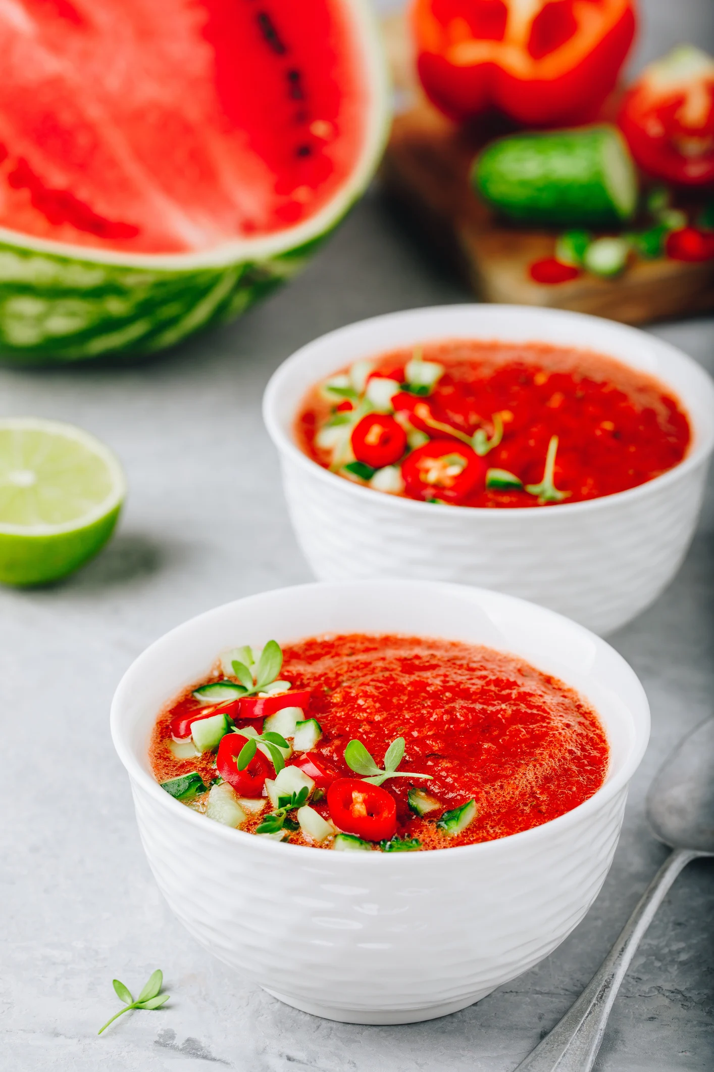 Watermelon Gazpacho: the ultra-refreshing chilled soup perfect for summer