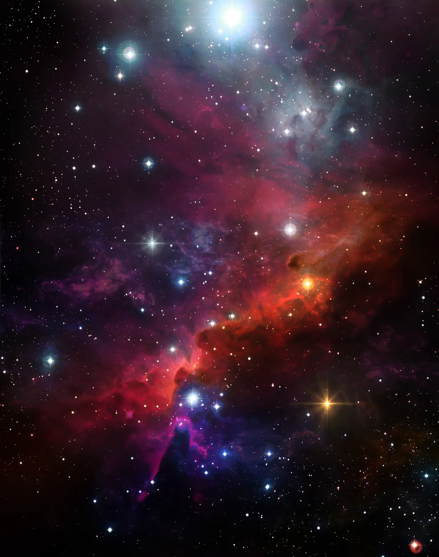 Getti di materia dalle stelle e dalle galassie