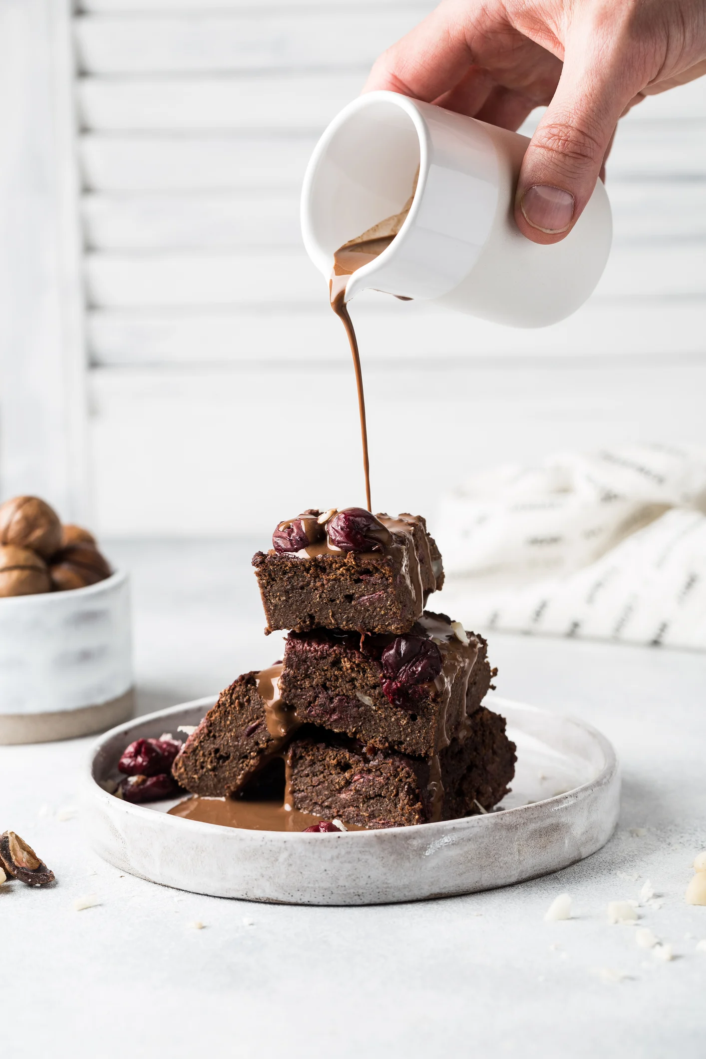 Brownie saudável de batata-doce e cacau