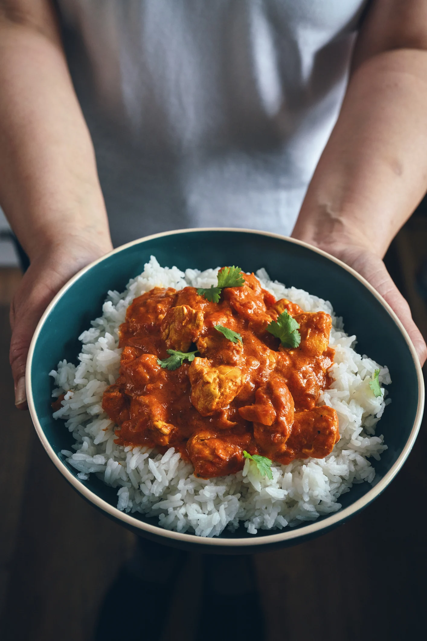 In South Africa, a lighter, brighter chicken curry