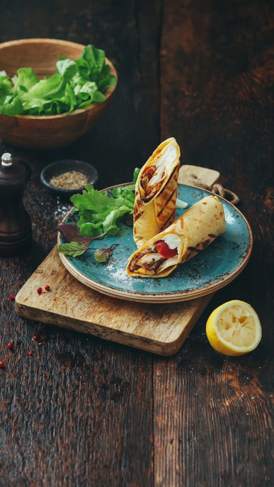 ¿Quieres hacer una cena express? Wraps de pollo, una delicia