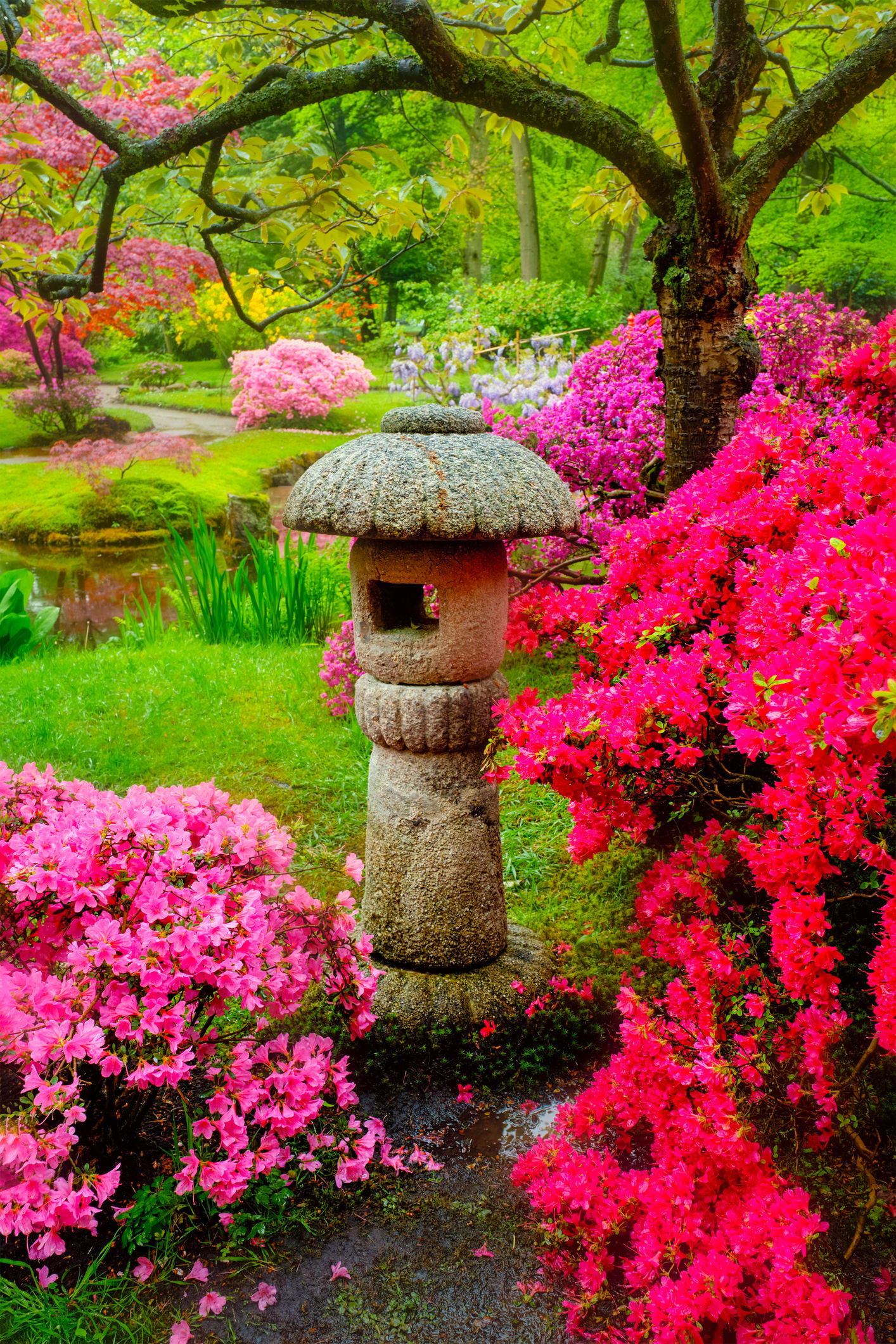 บ้านพักตากอากาศในบรรยากาศสวนญี่ปุ่น พร้อมแปลงผักริมน้ำ