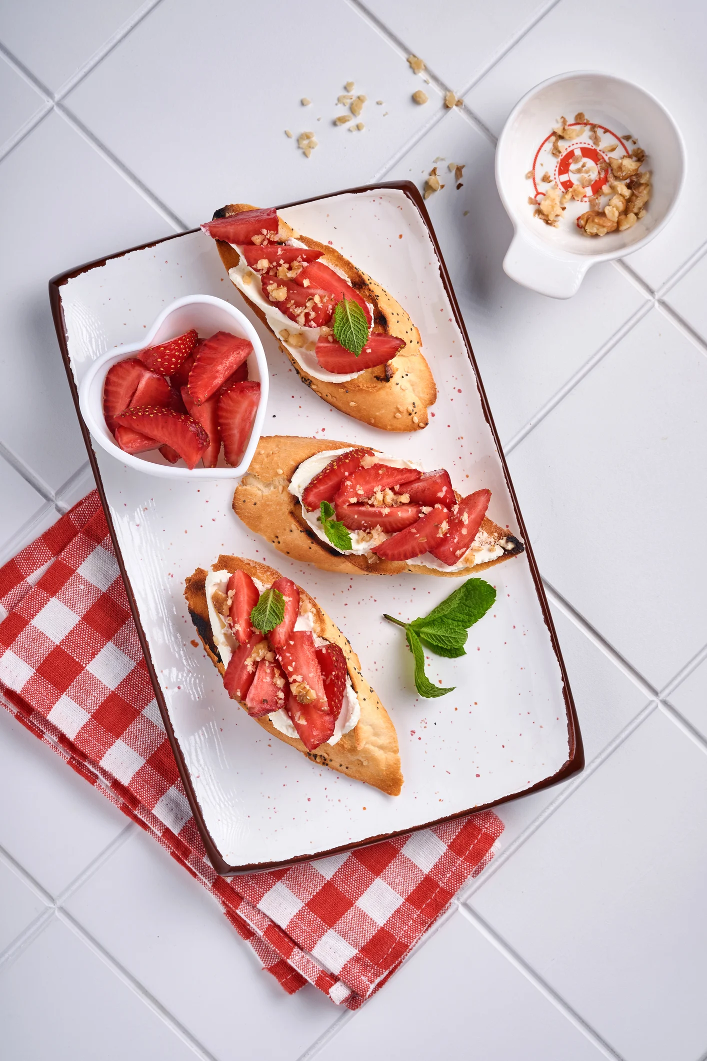 Strawberry Yoghurt Toast | Air Fryer Recipe
