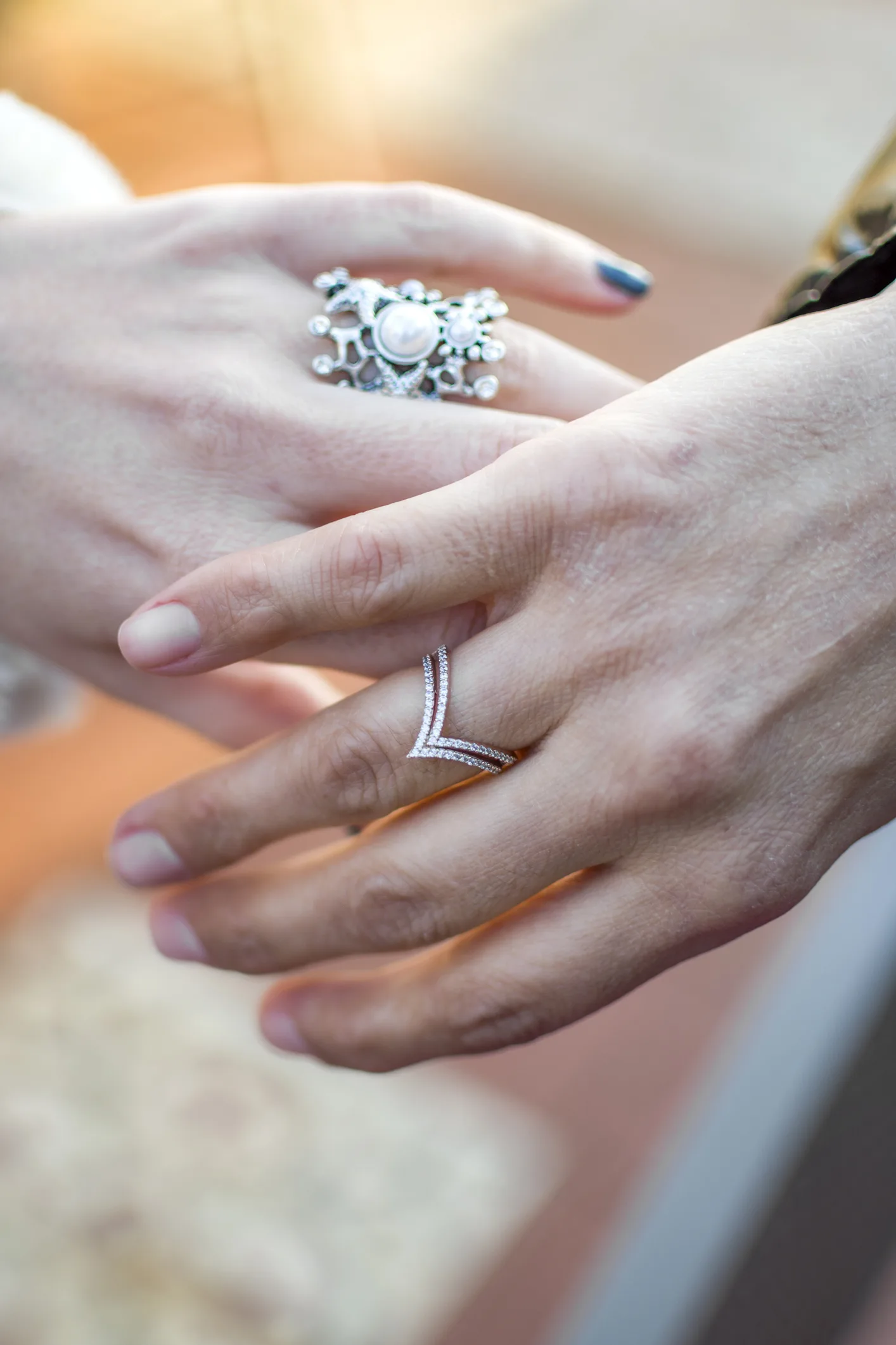 The most beautiful pearl engagement rings