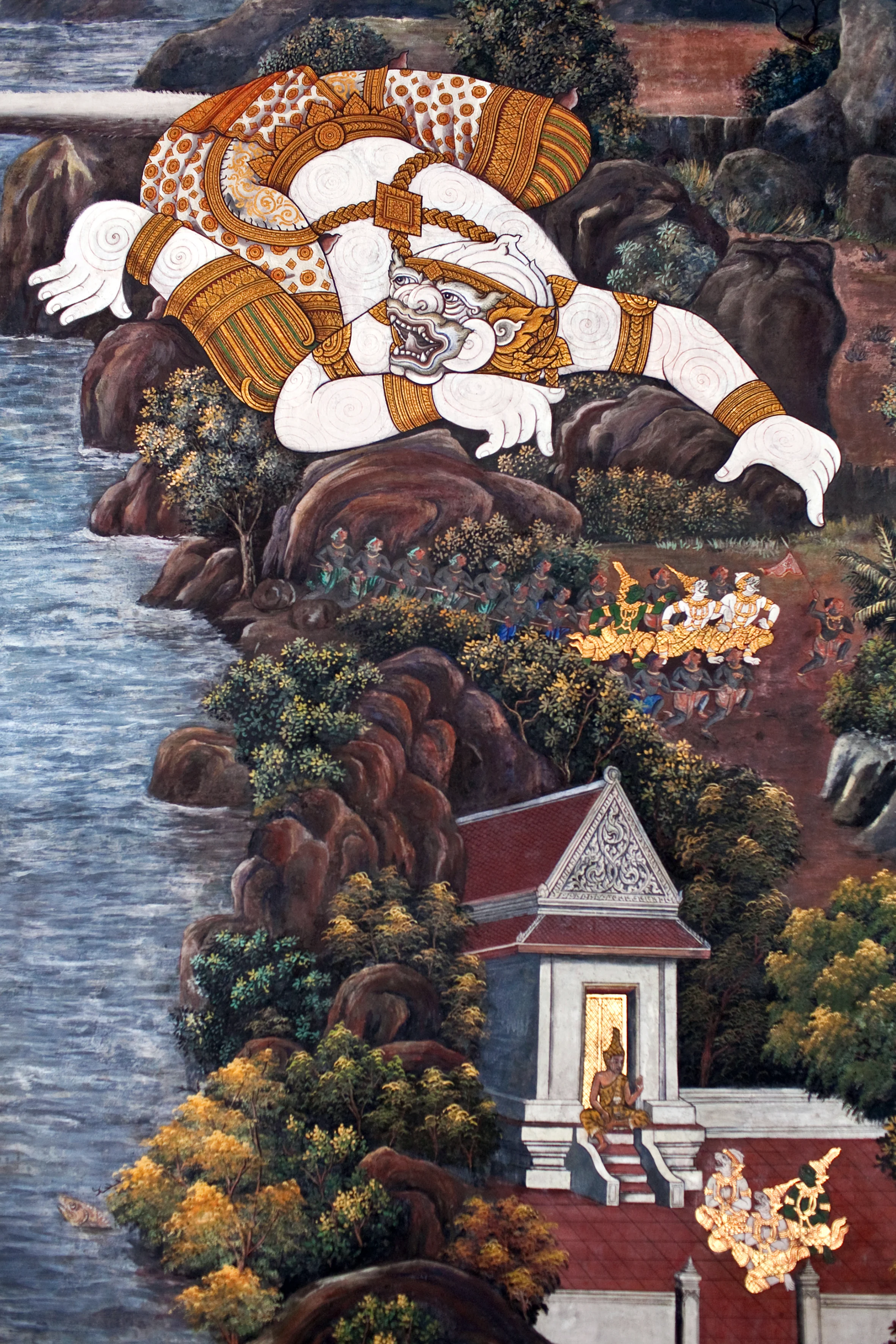 ตื่นตา! ภาพ “รามเกียรติ์” สวยคลาสสิก อันซีนวัดพระแก้ว กับ “จิตรกรรมฝาผนังยาวที่สุดในโลก”