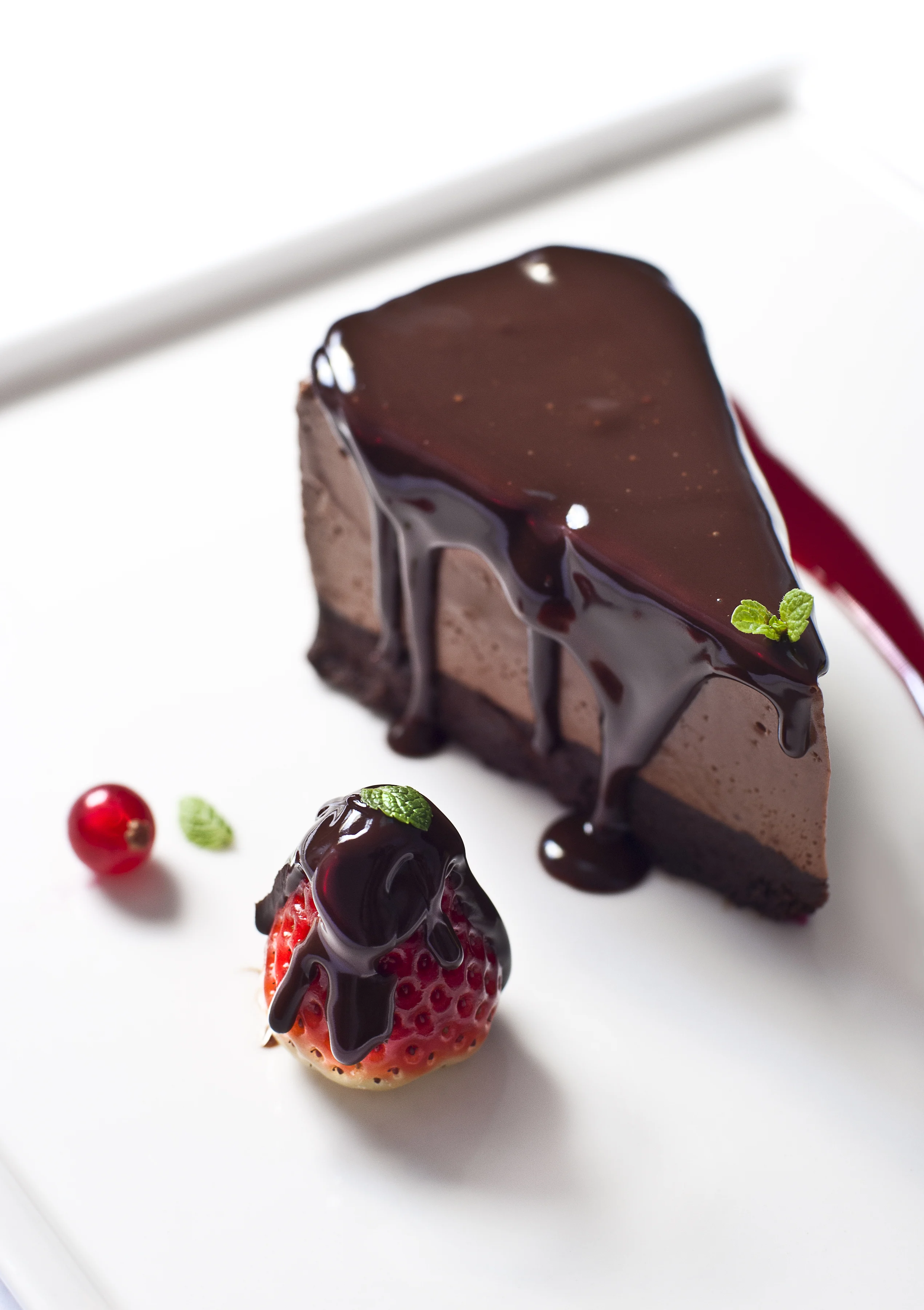No-bake chocolate cheesecake