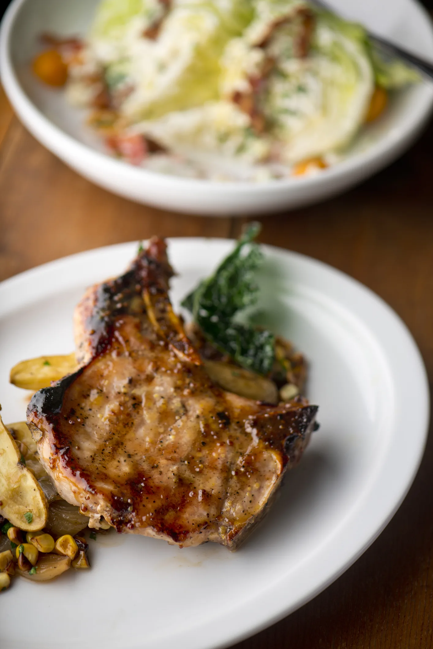 Recipe of the day: Honey garlic pork chops with creamy mash potatoes