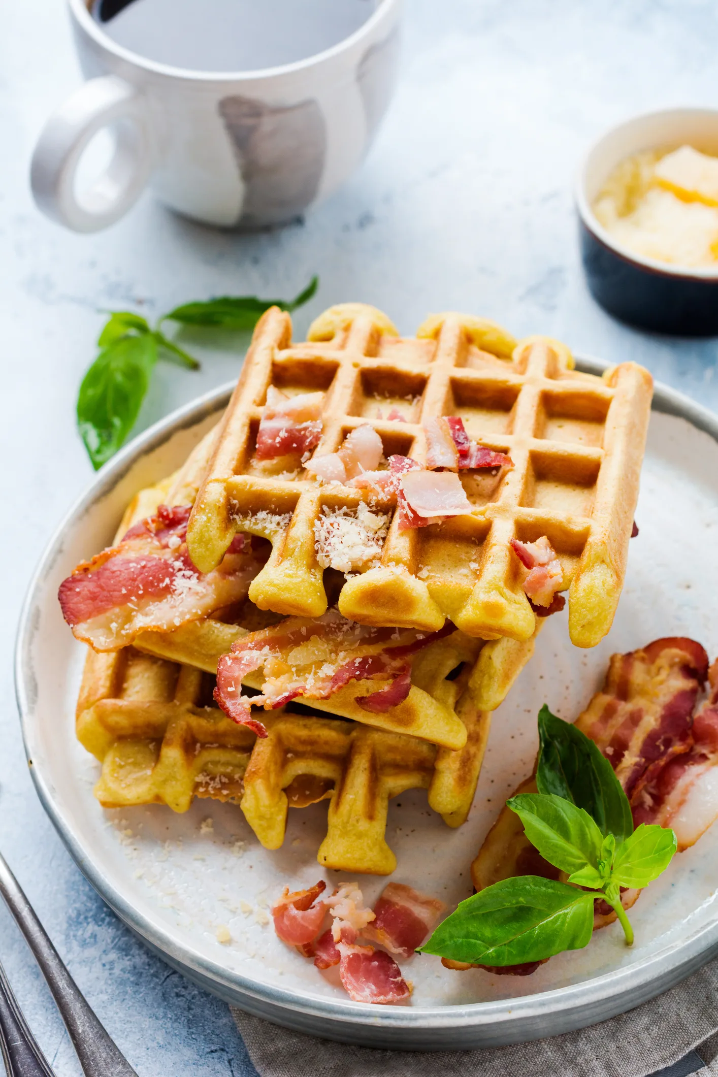 Kid-friendly recipes: Easy three-ingredient egg and peas cheesy waffles