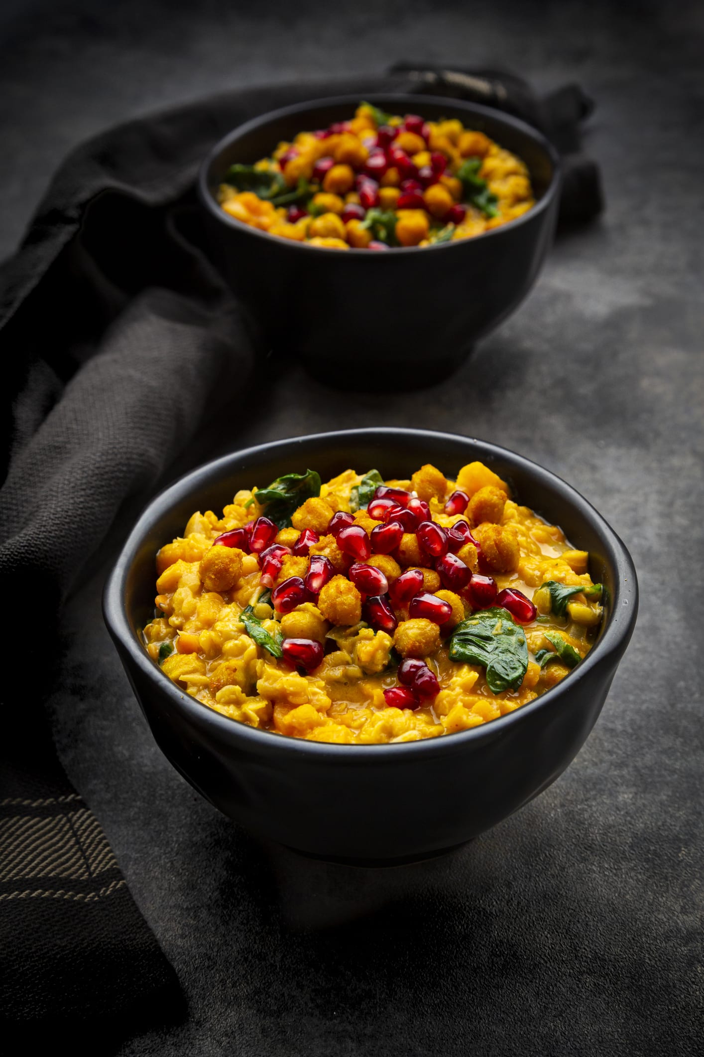 Vegetable and lentil curry